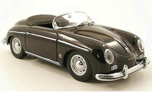 Porsche 356 A A 1/18 Kyosho A speedster negro coche miniatura