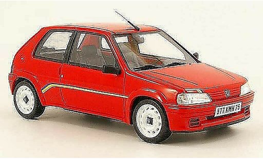 Peugeot 106 Rallye 1/18 Ottomobile Rally phase 1 rojo coche miniatura