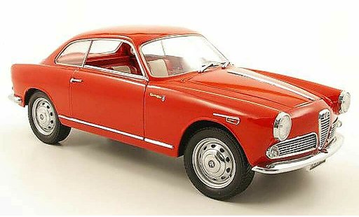 Alfa Romeo Giulietta sprint 1/18 Mini Miniera rojo coche miniatura