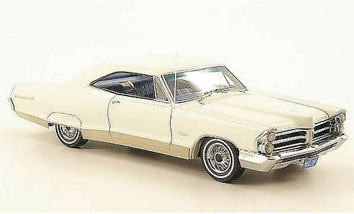Pontiac Bonneville Hardtop 1/43 Neo Coupe blanco 1965 coche miniatura