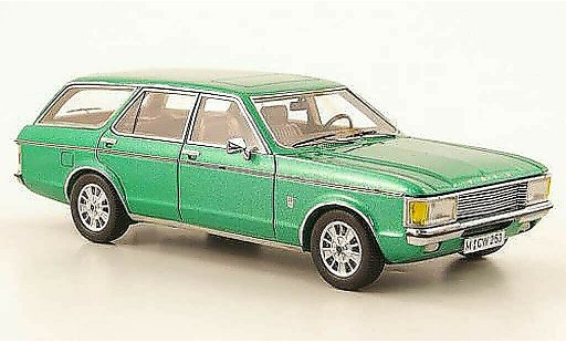 Ford Granada Turnier 1/43 Neo MK I verde lim. Aufl. 300 1972 coche miniatura