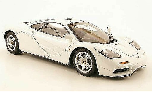 McLaren F1 Base 1/18 Autoart blanco 1994 coche miniatura