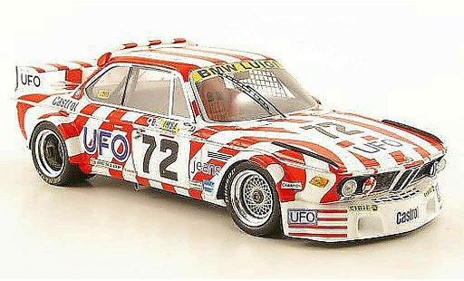 Bmw 3.0 CSL 1/43 Spark No.72 UFO 24h Le Mans 1977 coche miniatura