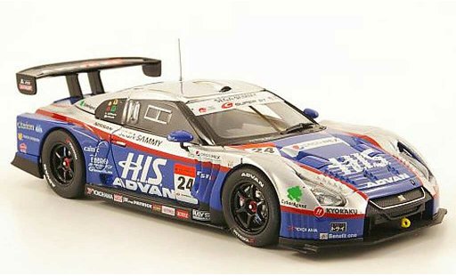 Nissan Skyline R35 1/43 Ebbro GT-R No.24 HIS Advan Super GT500 Sepang 2010 coche miniatura