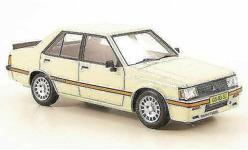 Mitsubishi Lancer 2000 Turbo 1/43 Neo EX PW cremeblanco 1980 coche miniatura