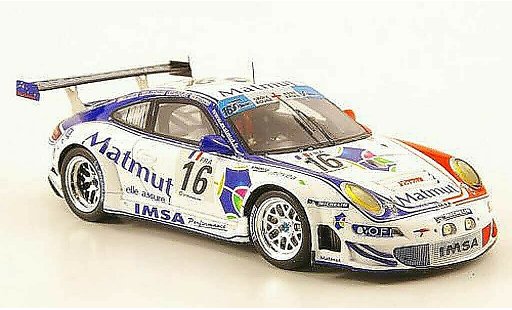 Porsche 911 GT3 RSR 1/43 Spark 2010 No.16 Matmut 24h Spa coche miniatura
