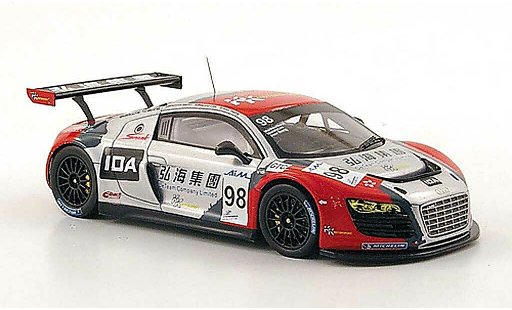 Audi R8 lms 1/43 Spark No.98 KK Performance ILMC 1000km Zhuhai 2010 coche miniatura