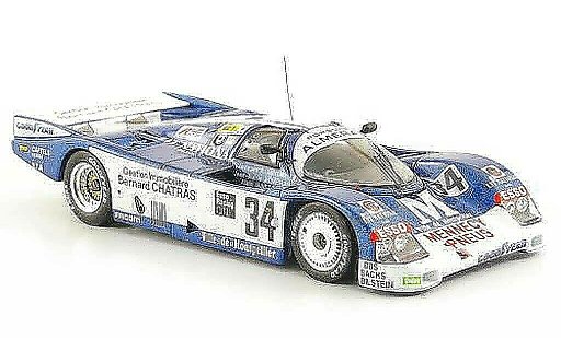Porsche 962 1989 1/43 Spark C No.34 Almeras 24h Le Mans coche miniatura
