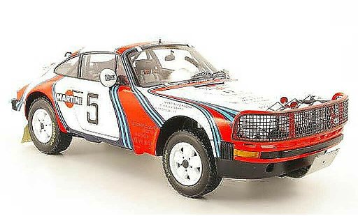 Porsche 911 SC 1/18 Spark 3.0 no.5 martini east afrika safari rallye 1978 b.waldegaard/h.thorszelius coche miniatura