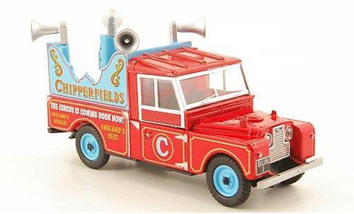 Land Rover 109 Base 1/43 Oxford Pick Up Chipperfields Werbefahrzeug coche miniatura