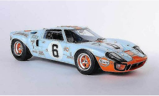 Ford GT40 Mk I 1/18 Spark GT 40 No.6 Gulf J.Ickx / J.Oliver 24h Le Mans 1969 coche miniatura