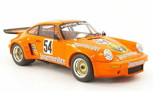 Porsche 911 RSR 1/18 Spark 3.0 no.54 jagermeister b.wollek nurburgring 1975 coche miniatura