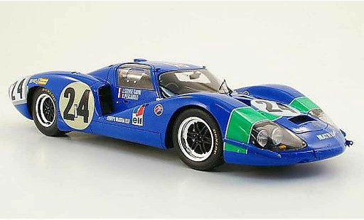 Simca Matra MS630 1/18 Spark ms 630 no.24 elf h.pescarolo / j.servoz-gavin 24h le mans 1968 coche miniatura