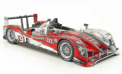 Audi R15 course 1/18 Spark tdi no.9 24h le mans 2010 t.bernhard / r.dumas / m.rockenfeller coche miniatura