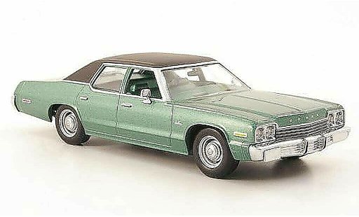 Dodge Monaco 1974 1/43 Minichamps verde/negro coche miniatura