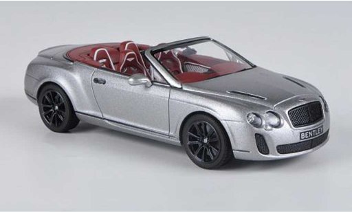 Bentley Continental Supersports Convertible 1/43 Minichamps mate-gris 2010 coche miniatura