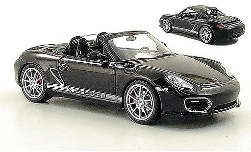 Porsche 718 Spyder 1/43 Minichamps negro 2010 coche miniatura