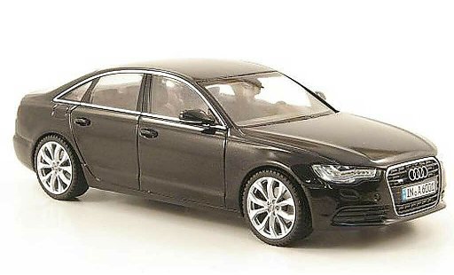 Audi A6 berline 1/43 Schuco 2011 (C7) negro 2011 coche miniatura