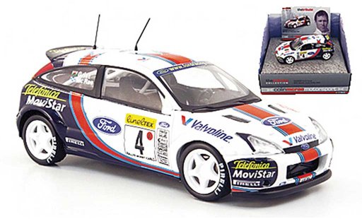 Ford Focus RS WRC 1/43 Vanguards No.4 /Telefonica McRae/Grist Rally Monte Carlo 2001 coche miniatura