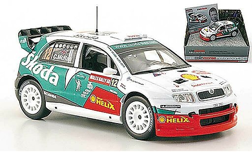 Skoda Fabia WRC 1/43 Vanguards Turbo No.12 McRae Wales Rally of Great Britain 2005 coche miniatura