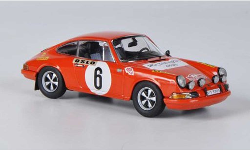 Porsche 911 S 1/43 Schuco S No.6 Waldegaard/Helmer Rally Monte Carlo 1970 coche miniatura
