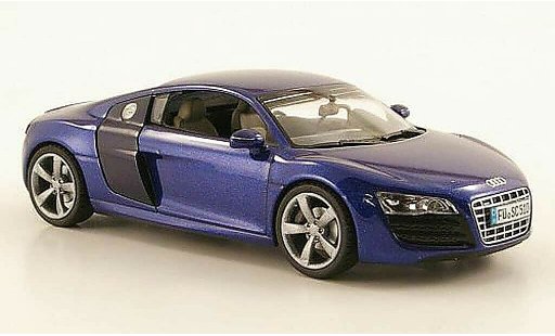 Audi R8 v10 1/43 Schuco 5.2 FSI azul coche miniatura