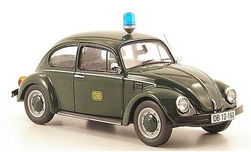 Volkswagen Kafer Base 1/43 Schuco DB Bahnpolic&Atilde;&shy;a coche miniatura