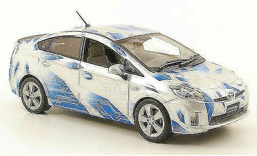 Toyota Prius Plug-In Hybrid 1/43 J Collection III gris/azul coche miniatura