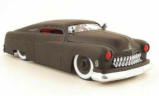 Mercury 1951 Base 1/18 Jada Toys coupe noir mat coche miniatura