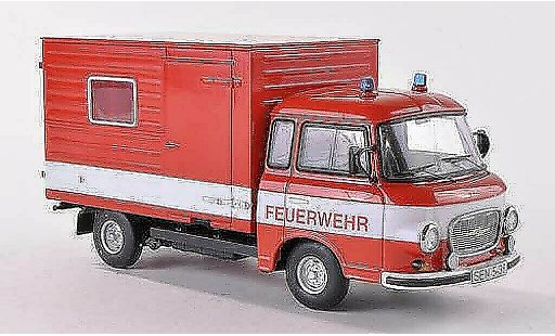 Barkas B 1000 pompiers 1/43 Schuco maletero Bomberos coche miniatura