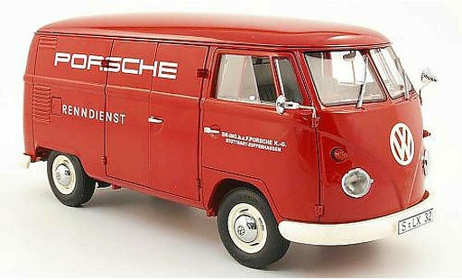 Volkswagen Combi Base 1/18 Schuco t1 furgoneta porsche renndienst coche miniatura