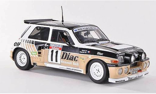 Renault 5 Turbo 1/18 Solido Maxi No.11 Diac Tour de Corse 198 coche miniatura