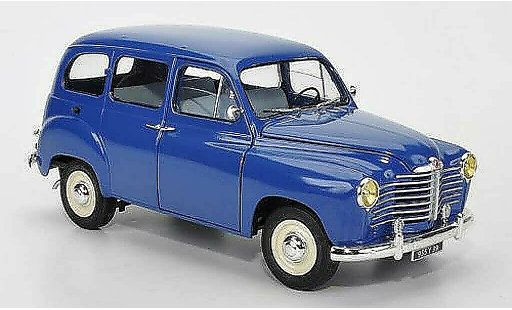 Renault Colorale Prairie 1/18 Solido blue 1953 coche miniatura