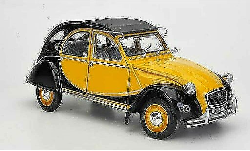 Citroen 2CV Charleston 1/18 Solido amarillo/negro 1982 coche miniatura