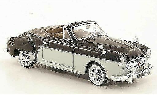 Renault Fregate Cabriolet 1/43 Solido Descapotable negro/blanco 1956 coche miniatura