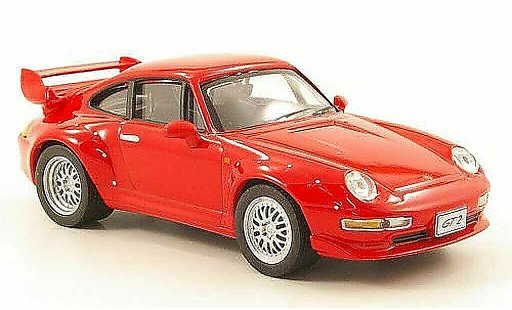Porsche 911 GT2 1/43 Solido rojo 1996 coche miniatura