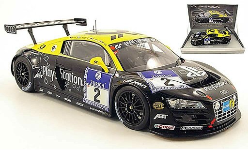 Audi R8 lms 1/18 Spark no.2 playstation 24h nurburgring 2010 abt / collard / luhr / mies coche miniatura