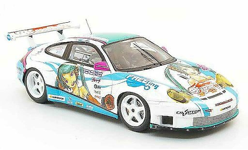 Porsche 911 GT3 RSR 1/43 Fujimi Good Smile Racing 2010 coche miniatura