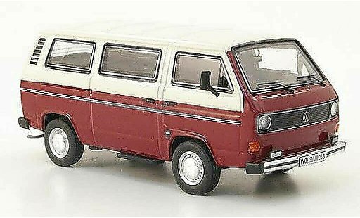 Volkswagen T3 A 1/43 Premium ClassiXXs Bus L rojo/creme coche miniatura