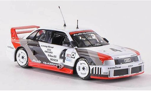 Audi 90 quattro course 1/43 Minichamps No.4 of America H.J.pieza IMSA GT 200 Miles Mid-Ohio 1989 H.J.pieza Collection coche miniatura