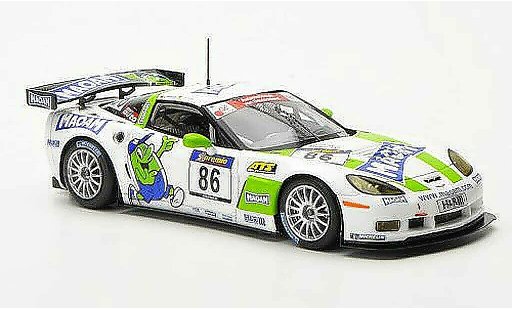 Chevrolet Corvette Z06 1/43 Minichamps C6 Callaway Z06R GT3 No.86 Maoam J.Hohenadel / L.D.Arnold VLN 2010 coche miniatura