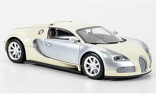 Bugatti Veyron Edition Centenaire 1/43 Minichamps Chrom/beige 2009 coche miniatura