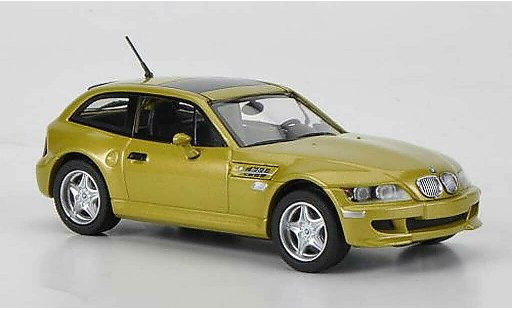 Bmw Z3 M Coupe 1/43 Minichamps (E36/8) amarillo 2001 coche miniatura