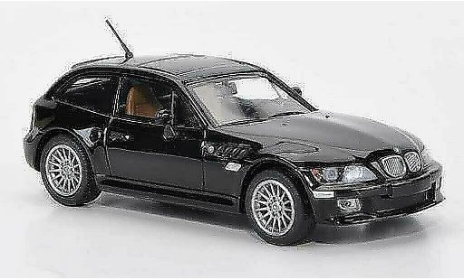 Bmw Z3 coupe 1/43 Minichamps negro 2001 coche miniatura