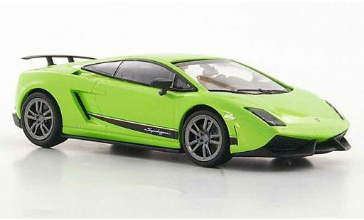 Lamborghini Gallardo LP570-4 1/43 Minichamps Superleggera verde 2010 coche miniatura