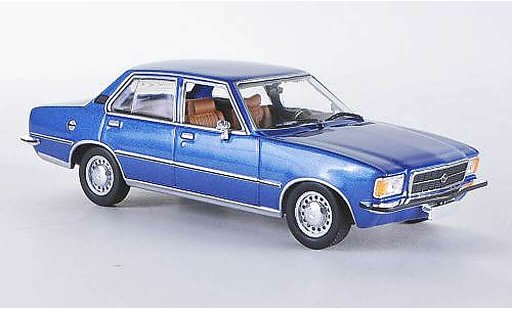 Opel Rekord D 1/43 Minichamps azul 1975 coche miniatura