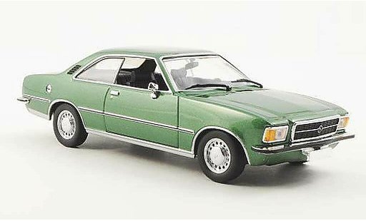 Opel Rekord D 1/43 Minichamps Coupe verde 1975 coche miniatura