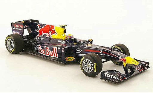Renault F1 2011 1/43 Minichamps Red Bull No.2 M.Webber Prasentation coche miniatura