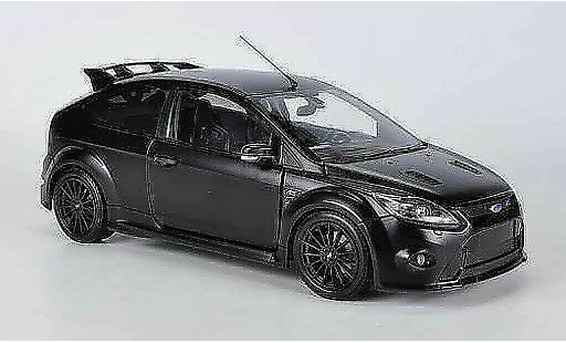 Ford Focus RS 500 1/18 Minichamps mat negro 2010 coche miniatura