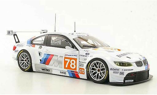Bmw M3 gt2 1/18 Minichamps E92 Motorsport Mueller / Farfus / Alzen24h Le Mans 2010 coche miniatura